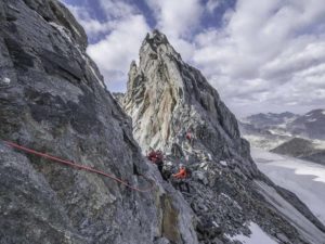 Obergabelhorn Zinalrothorn Weisshorn en alpinisme
