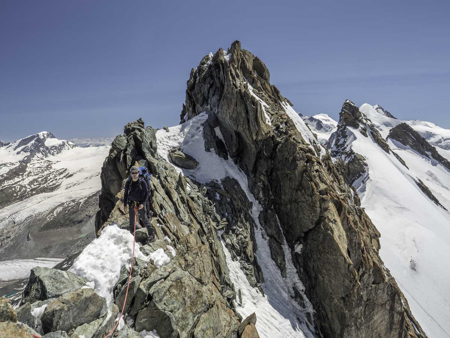 Accueil 39 Lenzspitze Nadelhorn en alpinisme