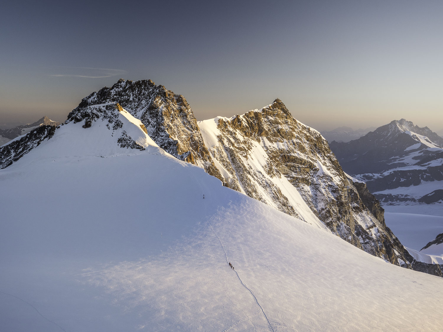 Cresta Signal Dufourspitze en alpinisme